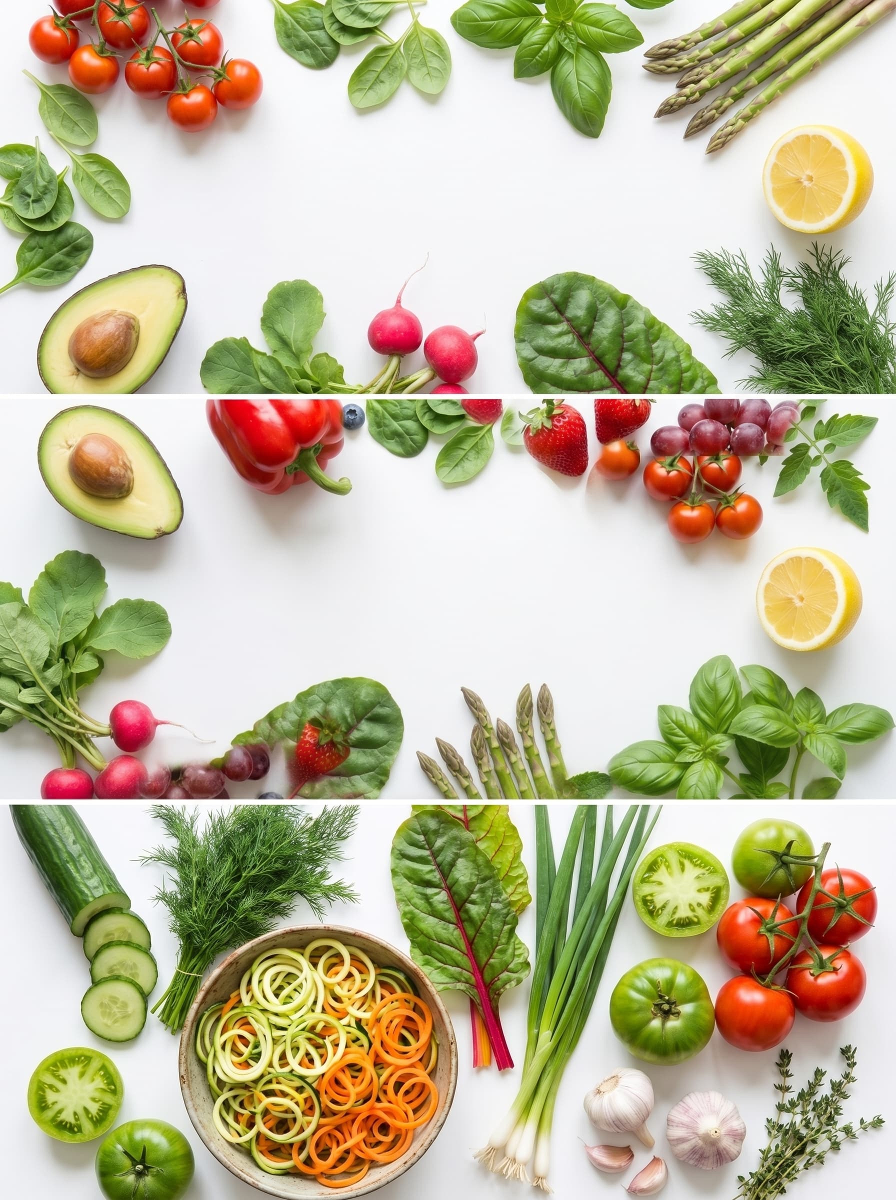 Frutas y verduras frescas